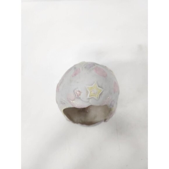 VINTAGE Angel In Egg Music Box Plays Angels We Have Hear On High Ceramic - Picture 4 of 11